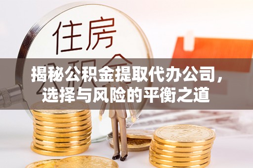 泾川揭秘公积金提取代办公司，选择与风险的平衡之道