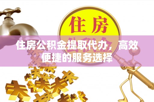 泾川住房公积金提取代办，高效便捷的服务选择